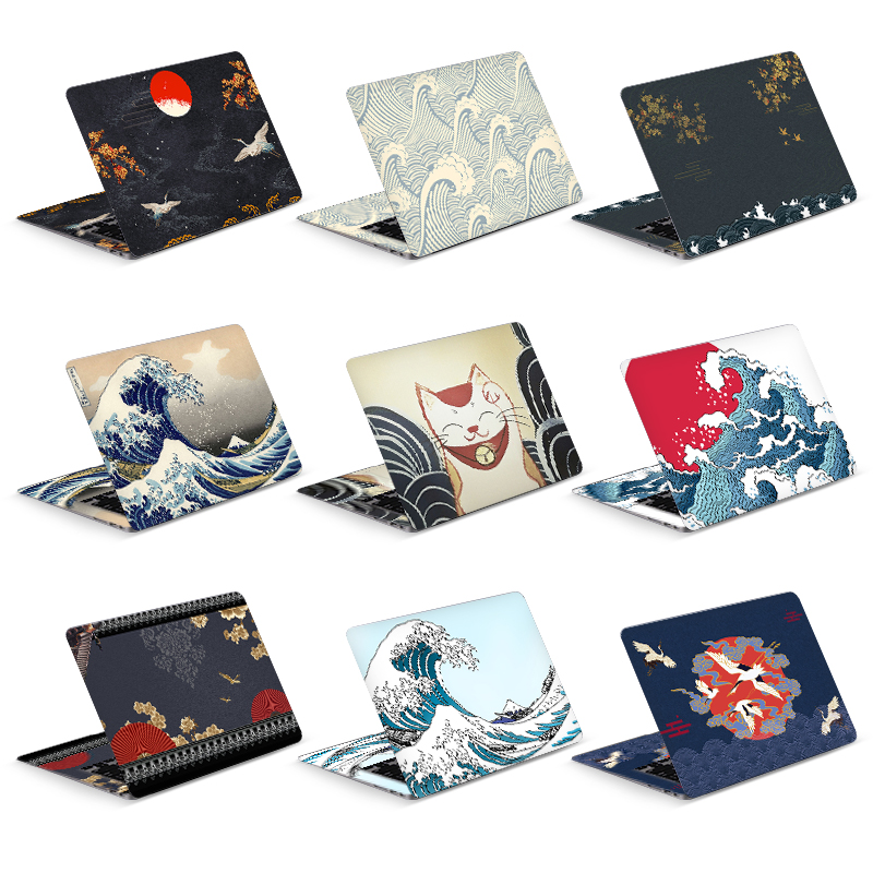 Victus Laptop Accessories - Universal Sea Wave Laptop Cover Sticker