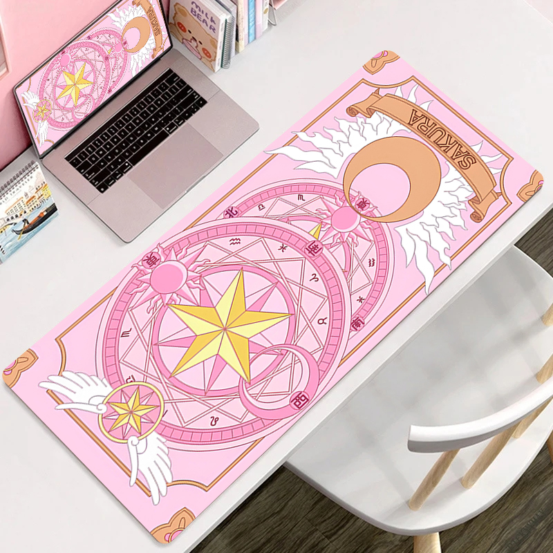 Laptop Accessories Pink - Pink Sailor Moon Mouse Pad Large