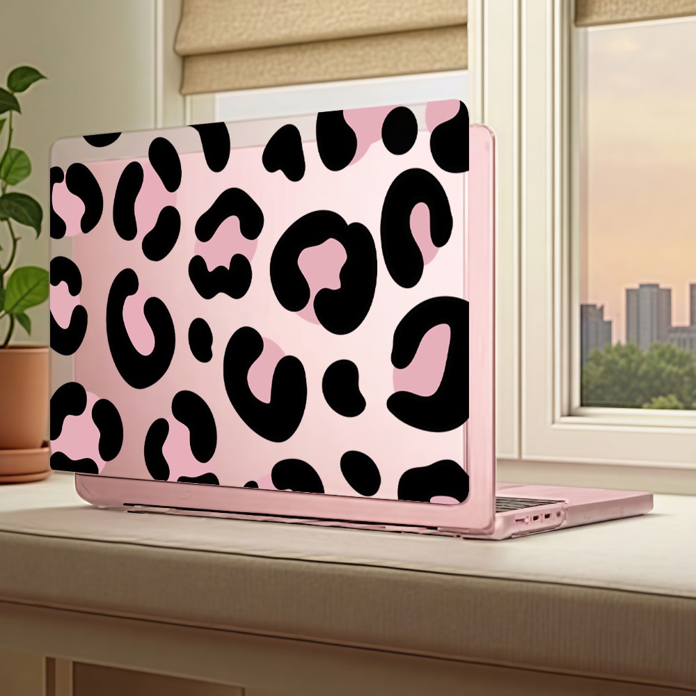 Pink Leopard Print Laptop Case - Laptop Accessories Pink 리뷰 및 가격