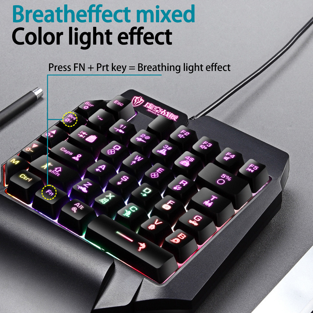 Keybcaps Gaming Mini One Hande - Xbox Laptop Accessories 리뷰 및 가격