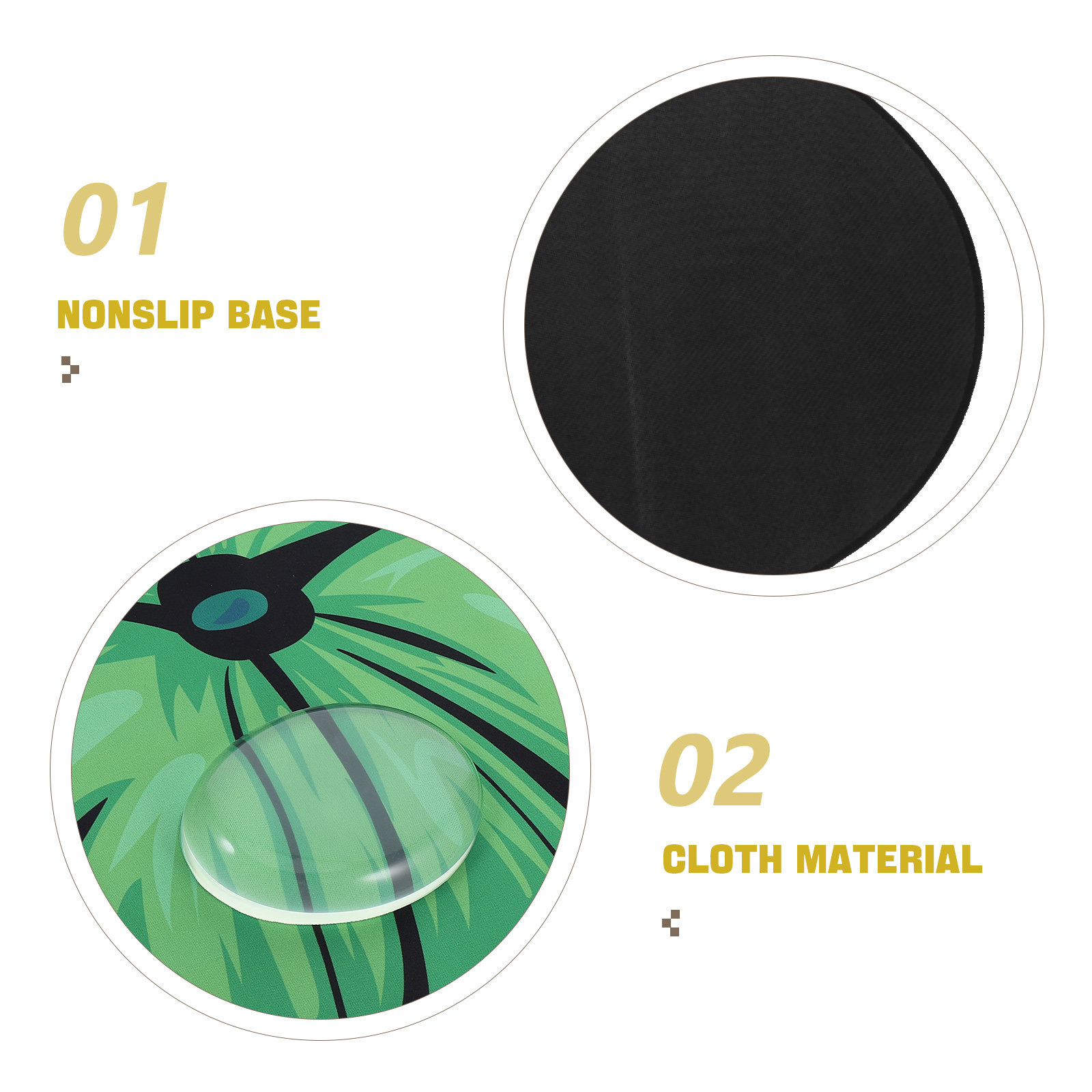 Green Leaf Computer Mouse Pad  - Laptop Accessories Officeworks 리뷰 및 가격