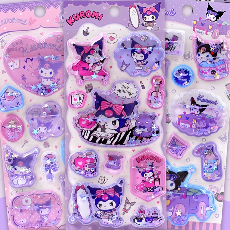 Sanrio Kuromi Sticker  Crystal - Laptop Accessories Diy 리뷰 및 가격