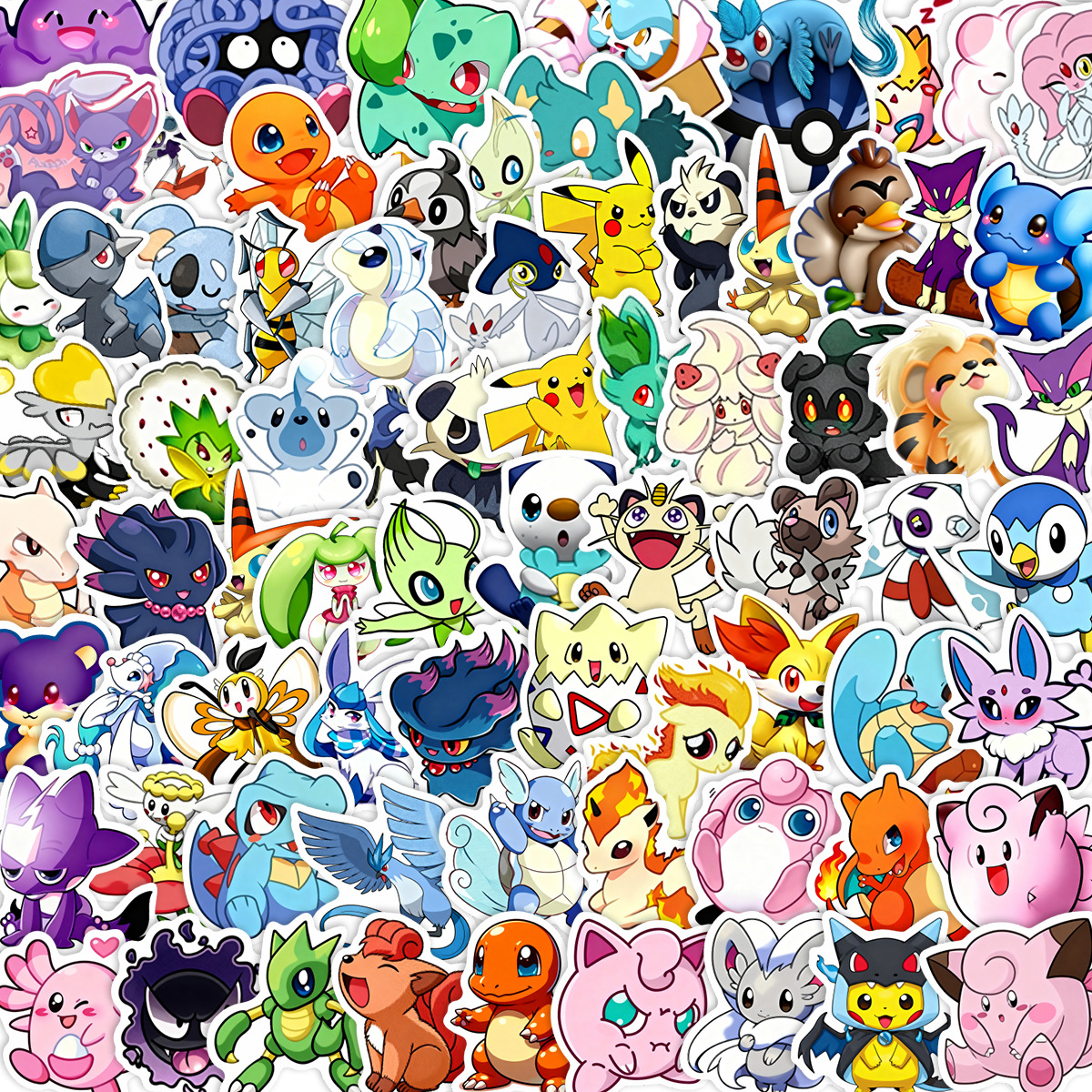 100/200pcs Pokemon Anime Stick - Laptop Accessories Toys 리뷰 및 가격