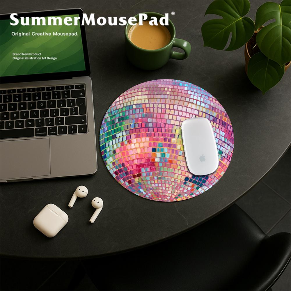 Rubber Round Pink Disco Ball M - Laptop Accessories Pink 리뷰 및 가격