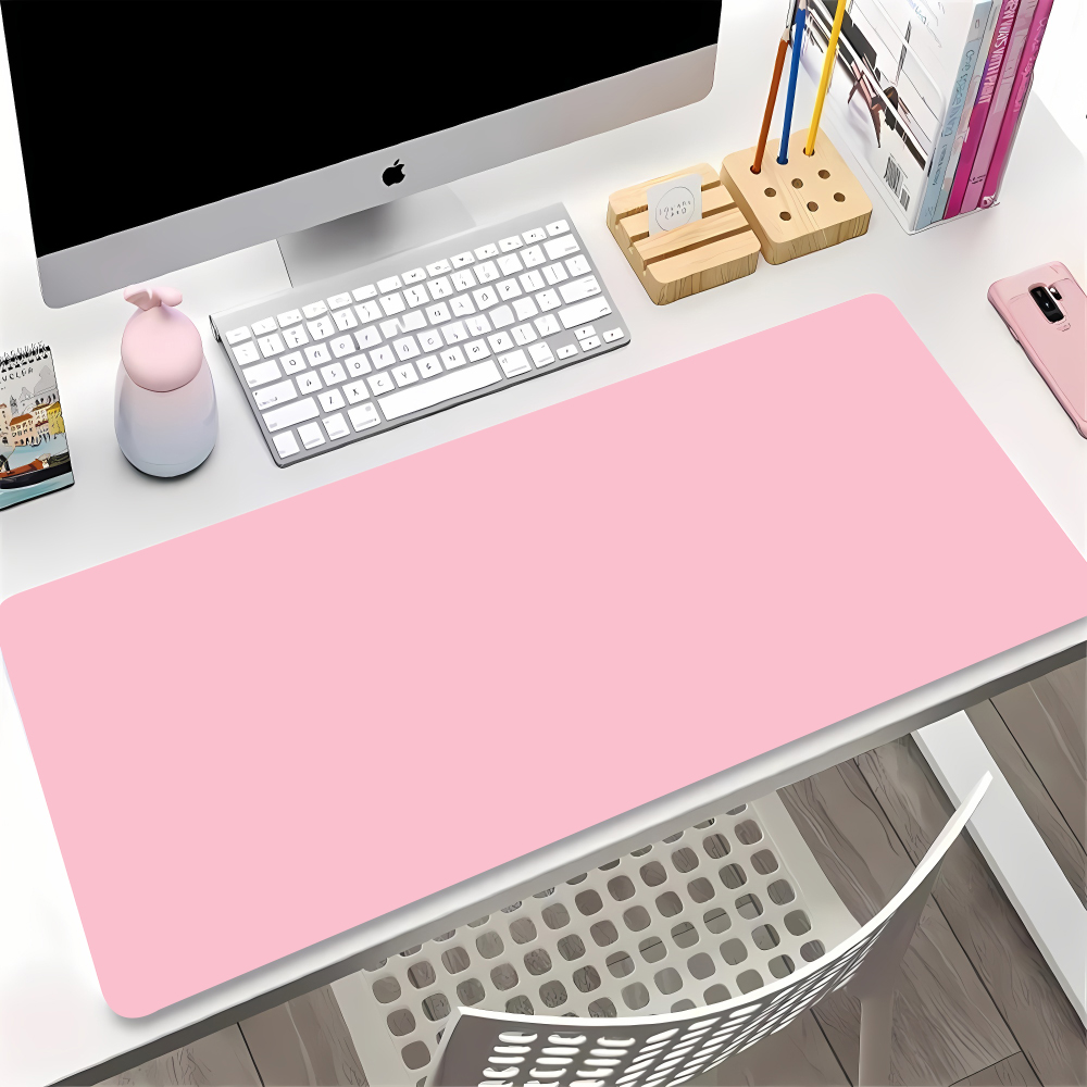 Solid Color Gaming Mouse Pad G - Laptop Accessories Pink 리뷰 및 가격