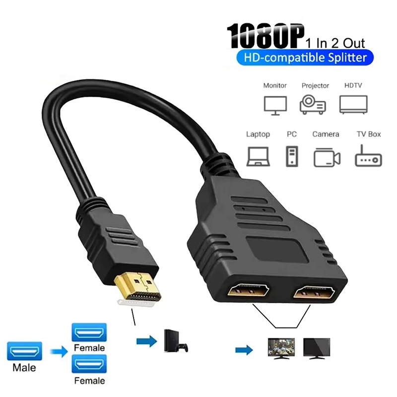 1080P 1 In 2 Out HDMI-compatib - Xbox Laptop Accessories 리뷰 및 가격
