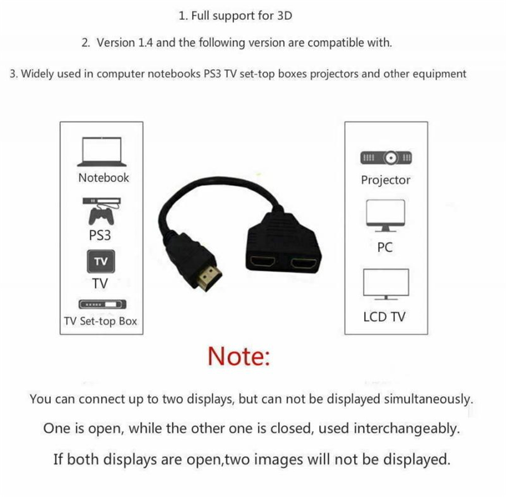 1080P 1 In 2 Out HDMI-compatib - Xbox Laptop Accessories 리뷰 및 가격
