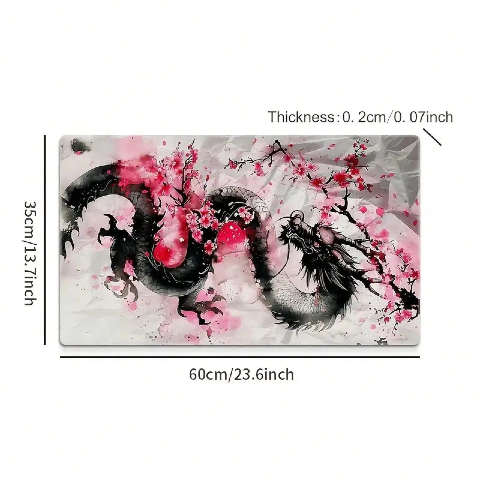 Large Pink Cherry Blossom & Dr - Laptop Accessories Pink 리뷰 및 가격