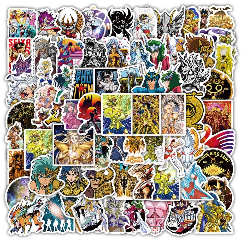 101Pcs Saint Seiya Anime Stick - Laptop Accessories Diy 리뷰 및 가격