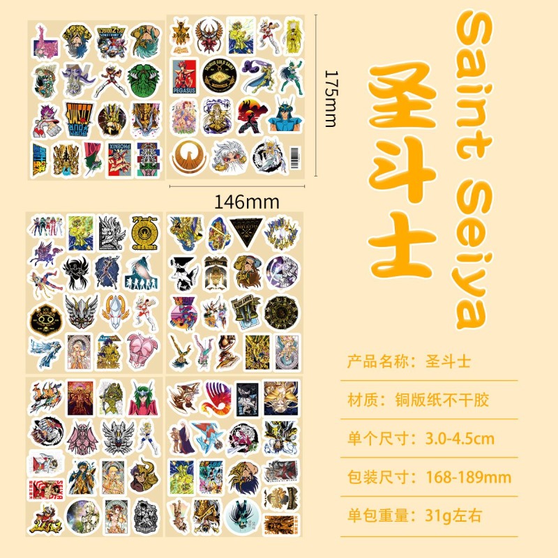 101Pcs Saint Seiya Anime Stick - Laptop Accessories Diy 리뷰 및 가격