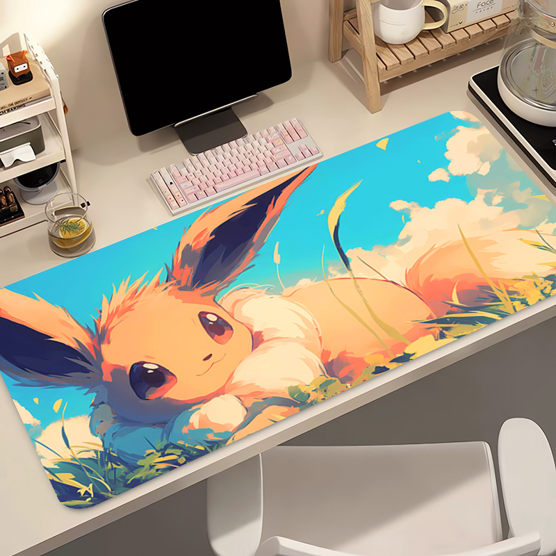 Anime Mouse Pad Pokemon Eevee  - Laptop Accessories Toys 리뷰 및 가격