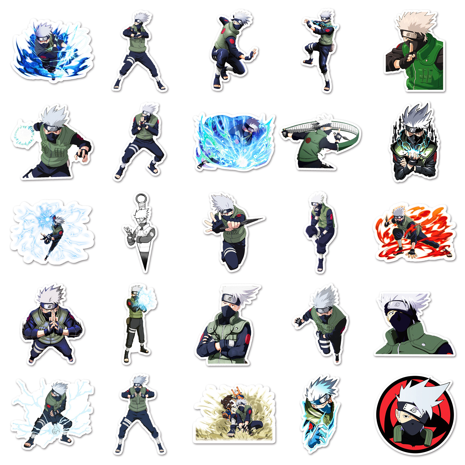 50pcs Anime Naruto Hatake Kaka - Laptop Accessories Diy 리뷰 및 가격