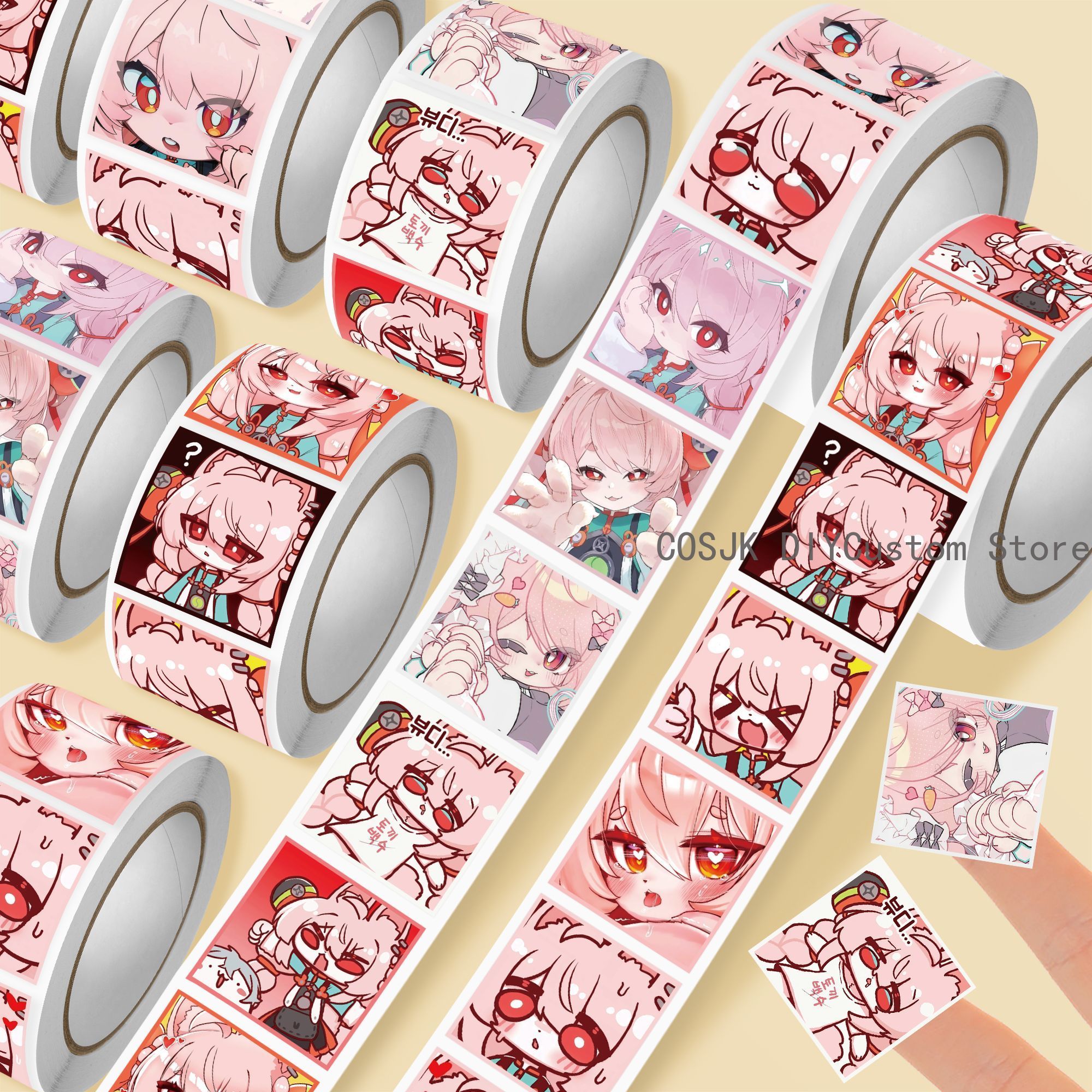500Pc/Roll Anime Zenless Zone  - Laptop Accessories Diy 리뷰 및 가격