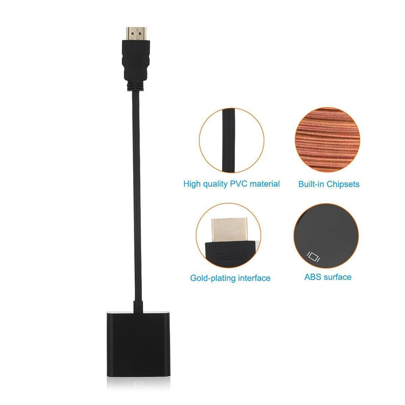 HDMI-compatible to VGA Adapter - Xbox Laptop Accessories 리뷰 및 가격