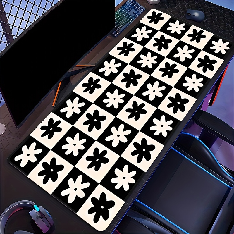 Black Petal Checkered Mouse Pa - Laptop Accessories Officeworks 리뷰 및 가격