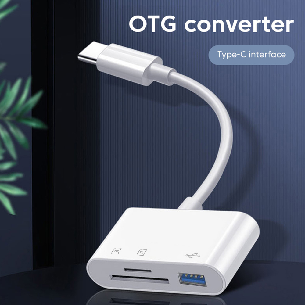 3 in 1 Type C OTG Card Reader  - Laptop Accessories For Programmers 리뷰 및 가격