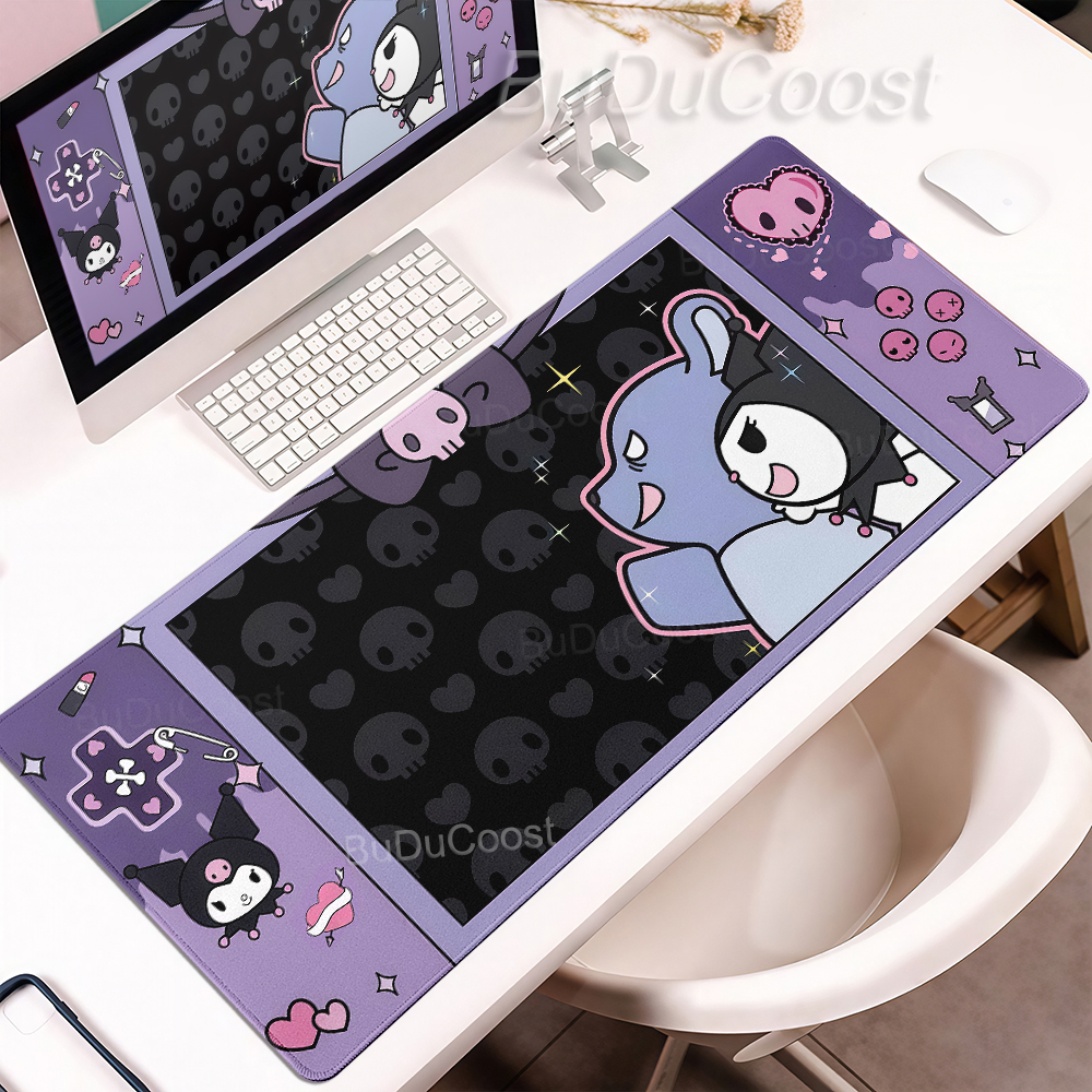 Pink Purple Cartoon Kuromi Xxl - Laptop Accessories Pink 리뷰 및 가격