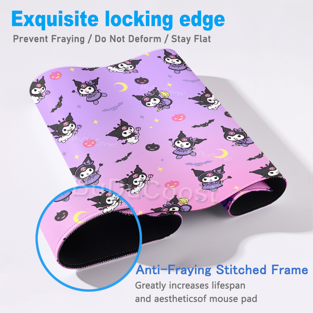 Pink Purple Cartoon Kuromi Xxl - Laptop Accessories Pink 리뷰 및 가격
