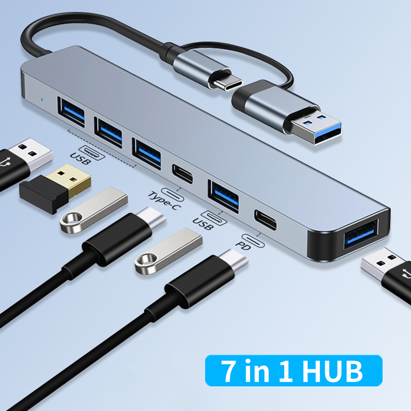 7 Port USB A Type C Hub Concen - Laptop Accessories For Programmers 리뷰 및 가격