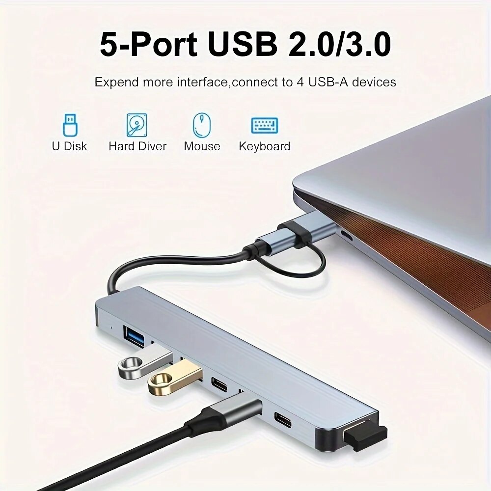 7 Port USB A Type C Hub Concen - Laptop Accessories For Programmers 리뷰 및 가격