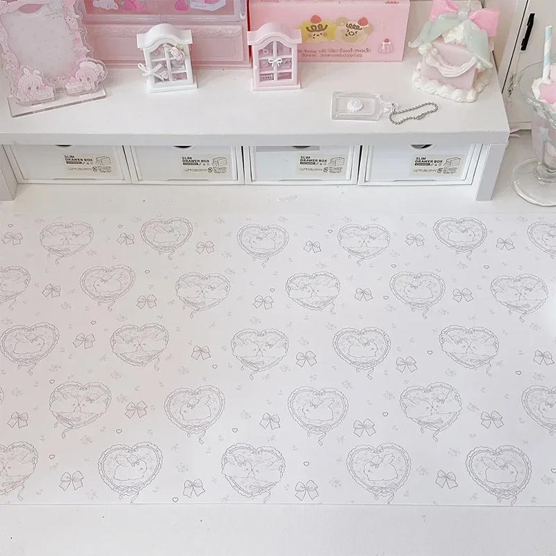Kawaii Pink Rabbit PU Leather  - Laptop Accessories Pink 리뷰 및 가격