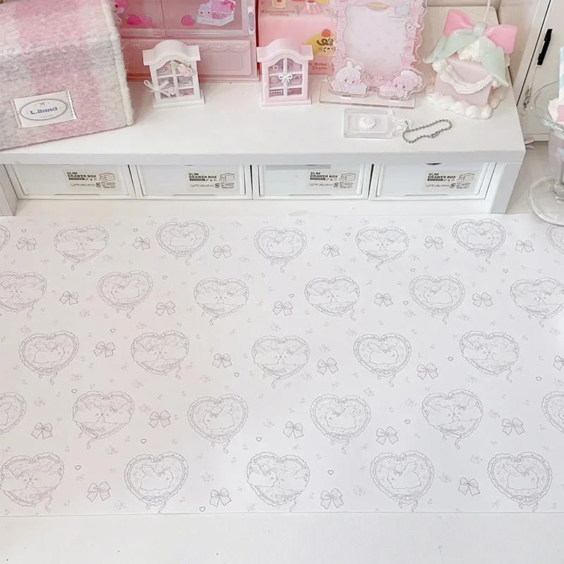 Kawaii Pink Rabbit PU Leather  - Laptop Accessories Pink 리뷰 및 가격