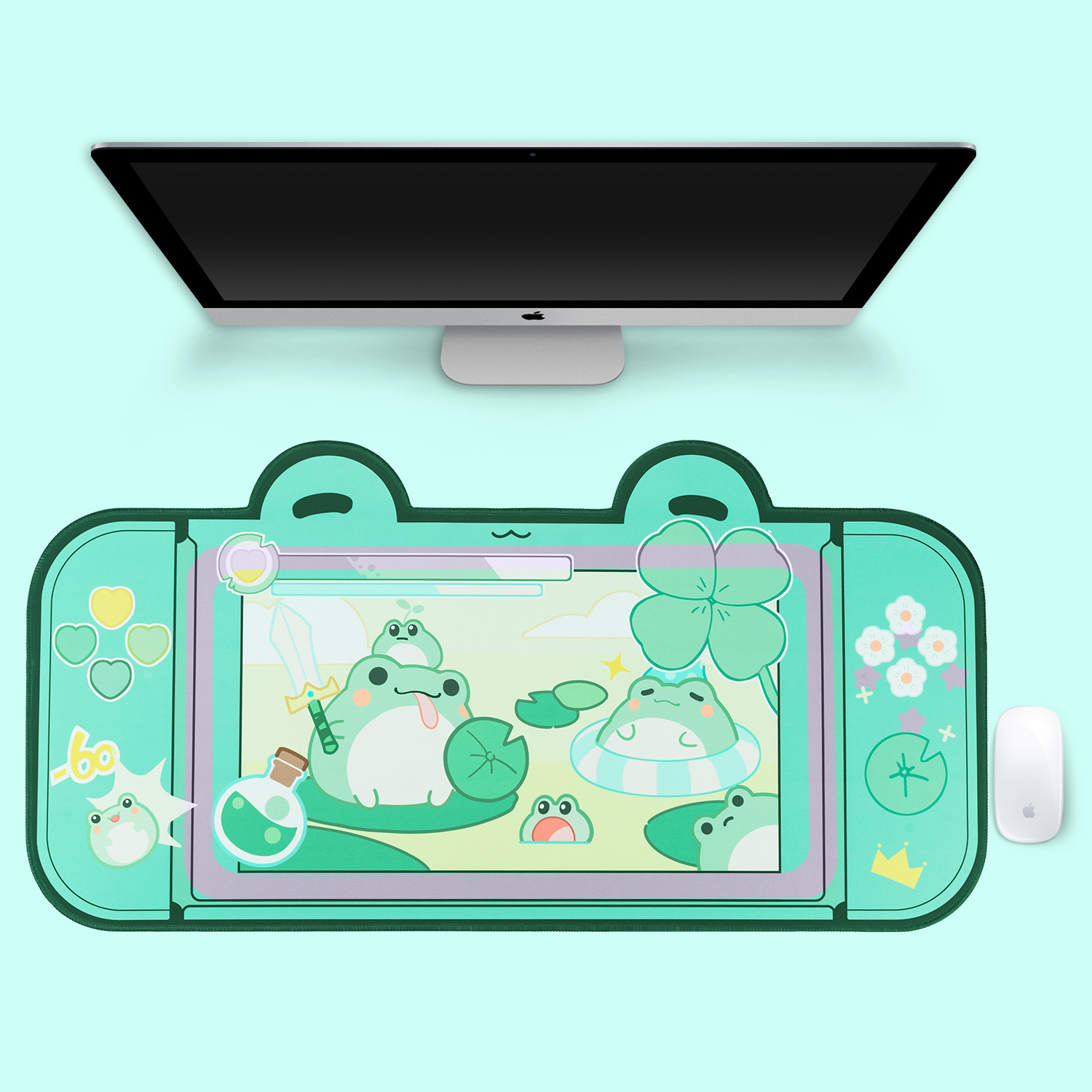 Extra Large Kawaii Gaming Mous - Laptop Accessories Pink 리뷰 및 가격