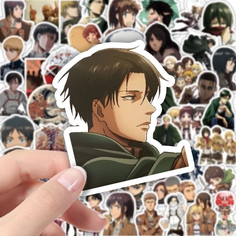 60Pcs Attack on Titan Anime St - Laptop Accessories Diy 리뷰 및 가격