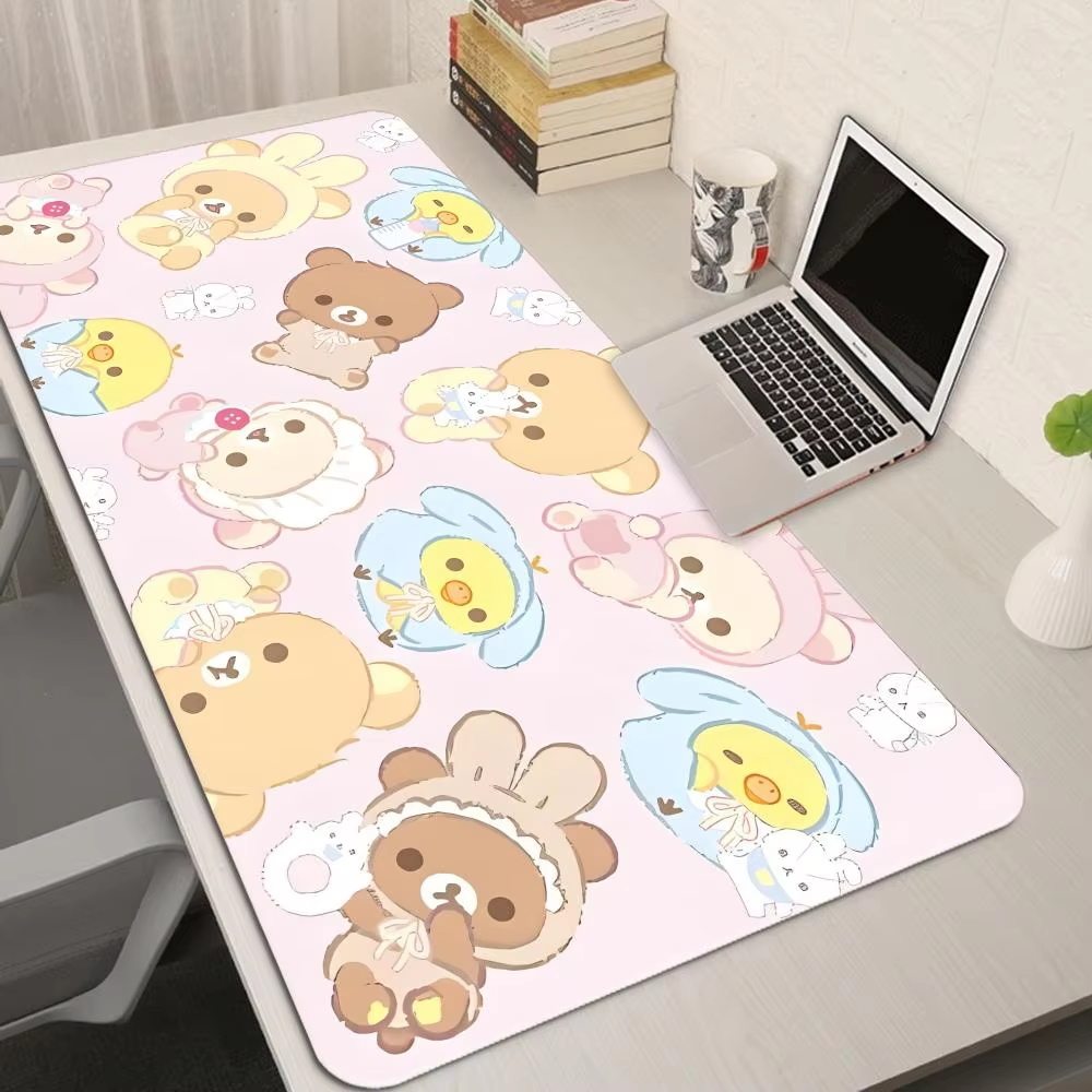 XXL Cartoon Pink Mouse Pad Ani - Laptop Accessories Pink 리뷰 및 가격