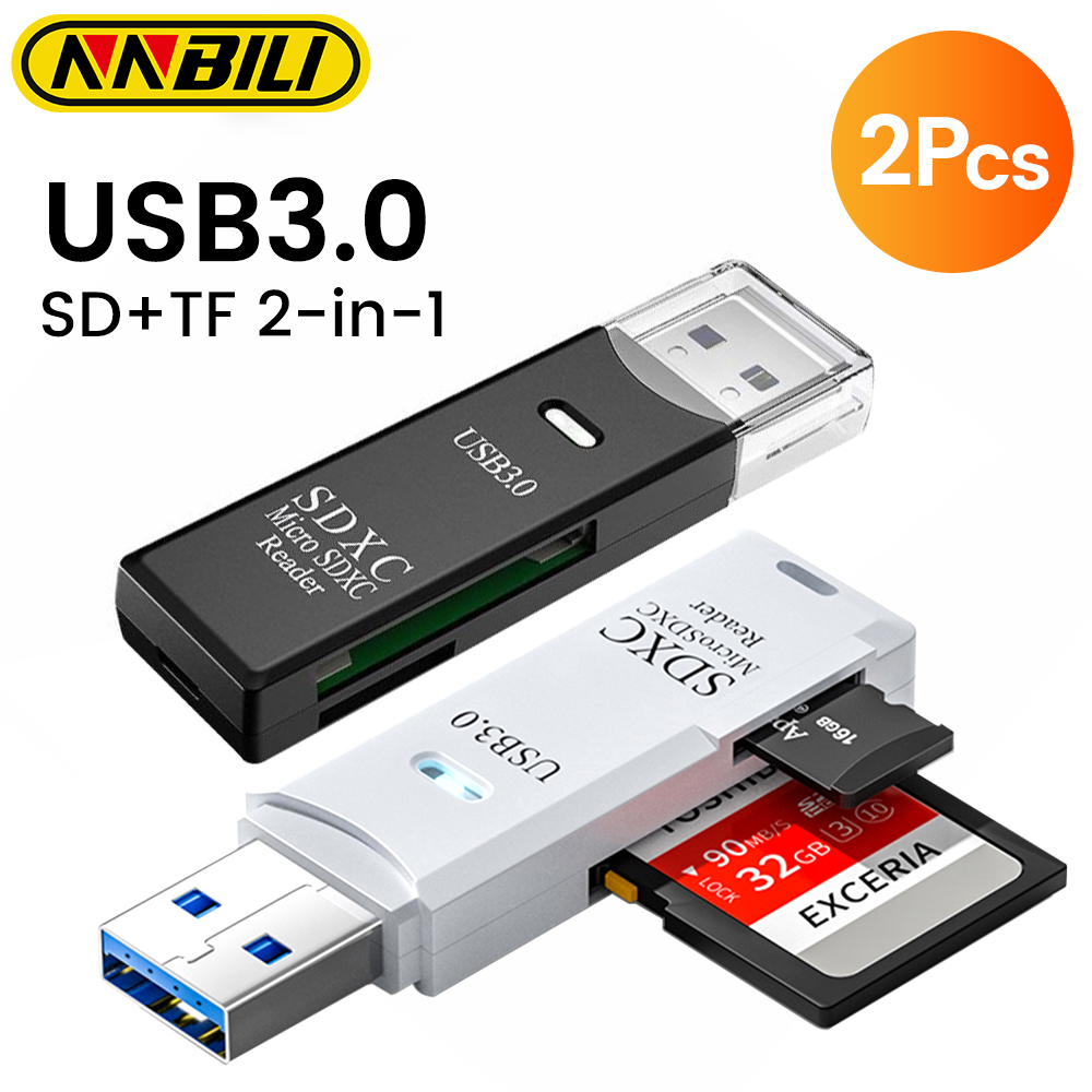 NNBILI 2 IN1Card Reader USB3.0 - Laptop Accessories For Programmers 리뷰 및 가격
