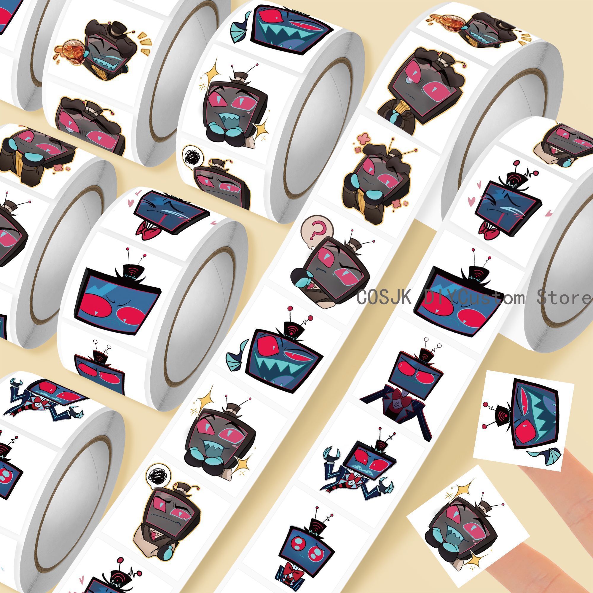 500Pc/Roll Anime Vox Q Version - Laptop Accessories Diy 리뷰 및 가격