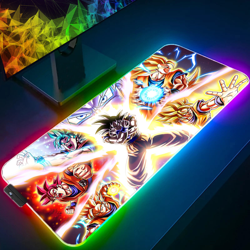 LED Mouse pad Dragon Ball Comp - Laptop Accessories Toys 리뷰 및 가격