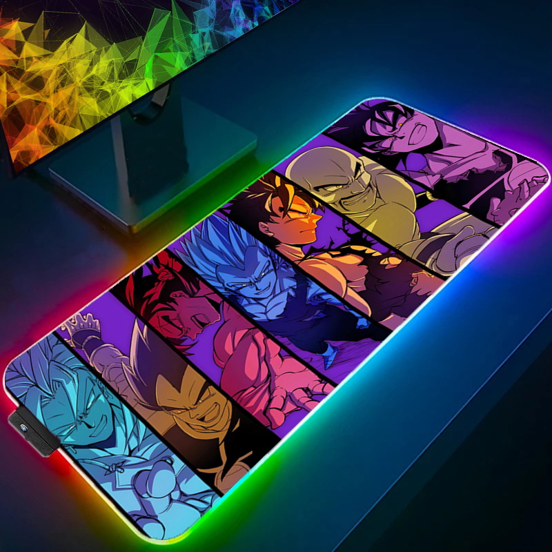LED Mouse pad Dragon Ball Comp - Laptop Accessories Toys 리뷰 및 가격