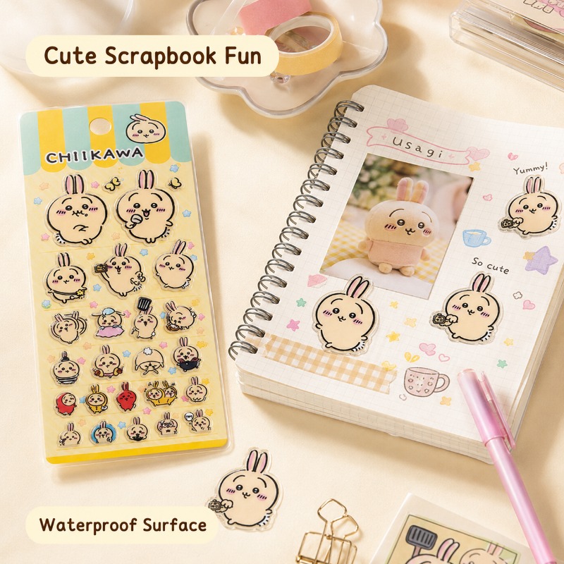 Cute Chiikawa Usagi 3D Glue St - Laptop Accessories Diy 리뷰 및 가격