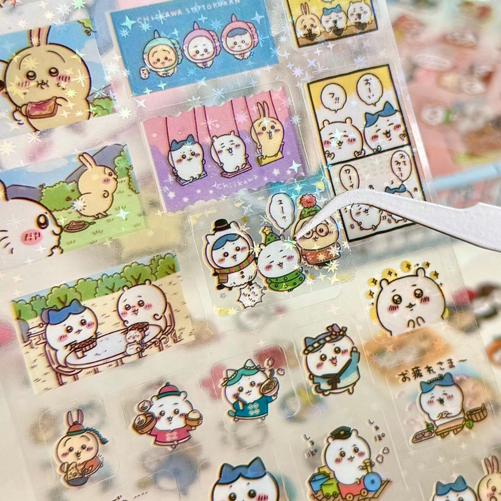 30Pcs Chiikawa Laser Stickers  - Laptop Accessories Diy 리뷰 및 가격