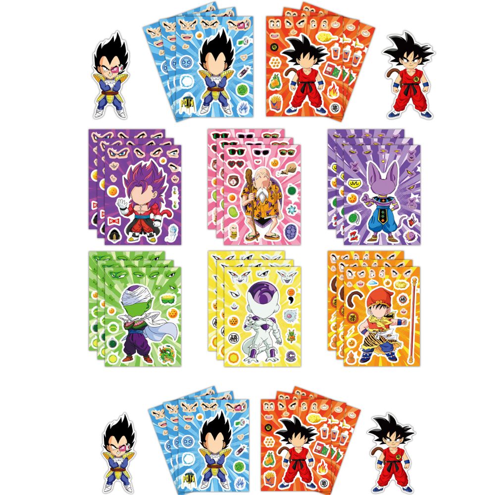 8/32Sheets Anime Dragon Ball S - Laptop Accessories Diy 리뷰 및 가격