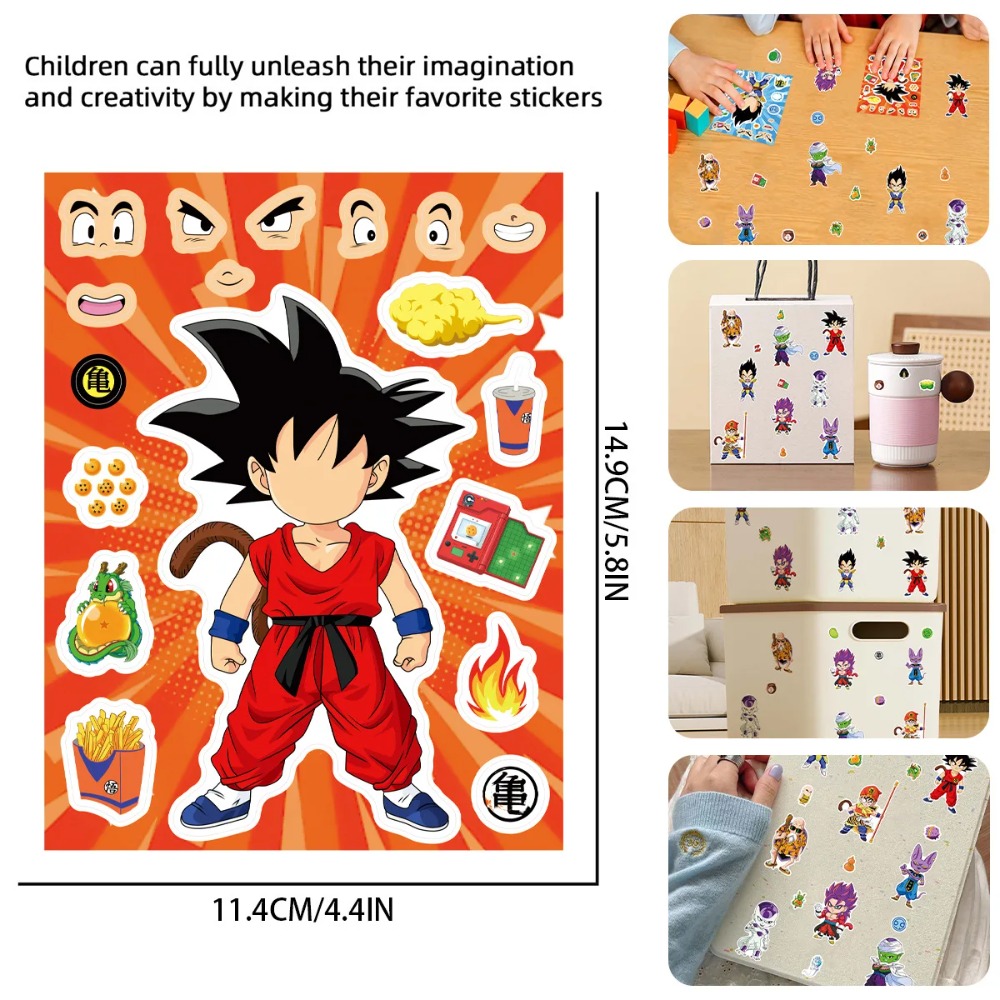 8/32Sheets Anime Dragon Ball S - Laptop Accessories Diy 리뷰 및 가격
