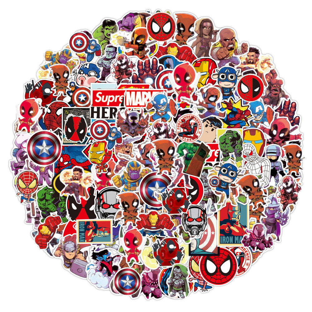 50pcs Disney Marvel The Avenge - Laptop Accessories Toys 리뷰 및 가격