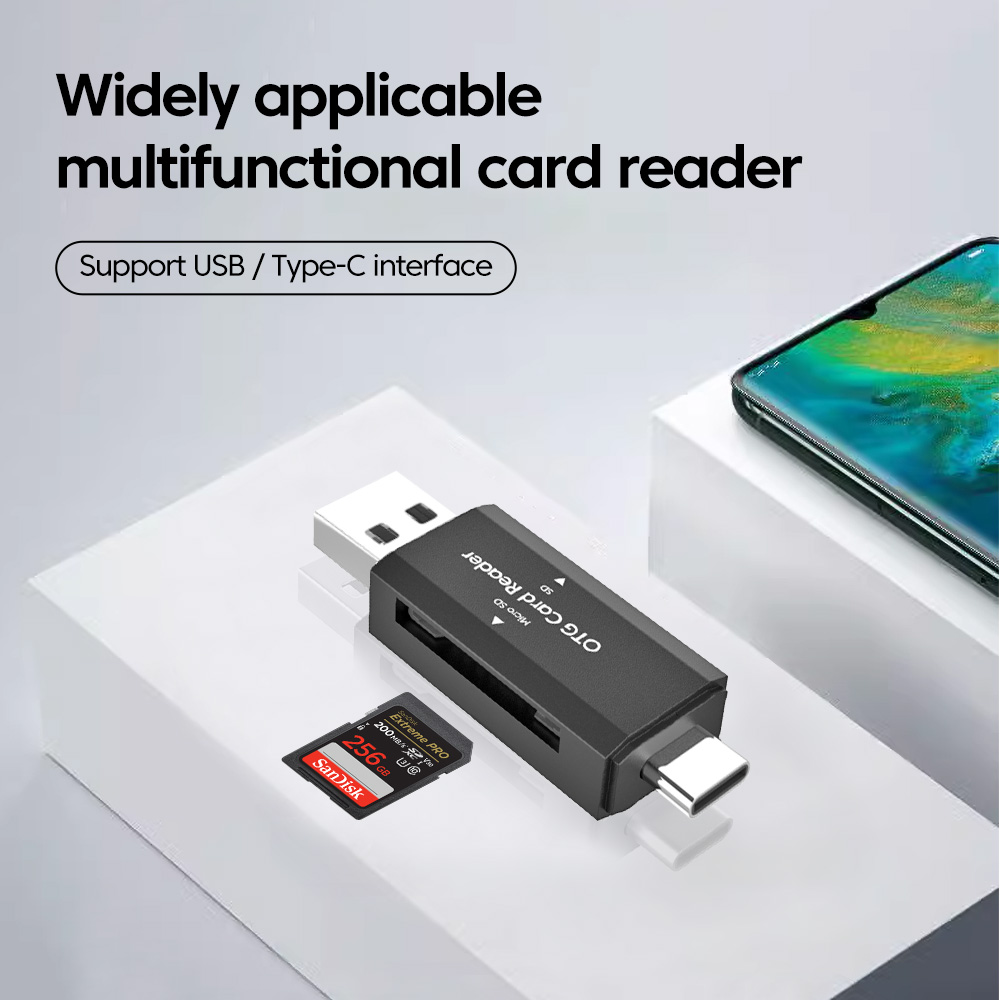 2 in 1 Type C SD TF Card Reade - Laptop Accessories For Programmers 리뷰 및 가격