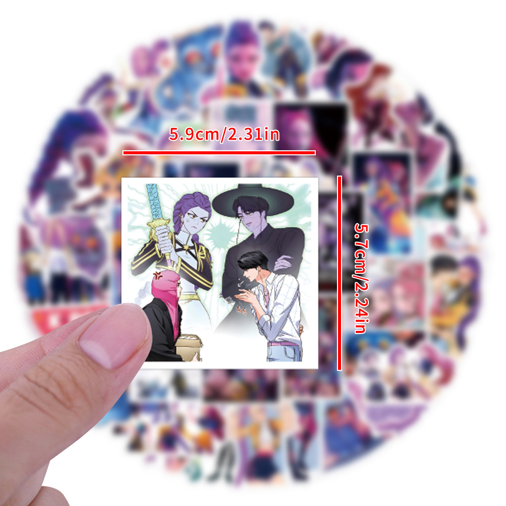 55/110pcs K-Pop Anime cartoon  - Laptop Accessories Diy 리뷰 및 가격