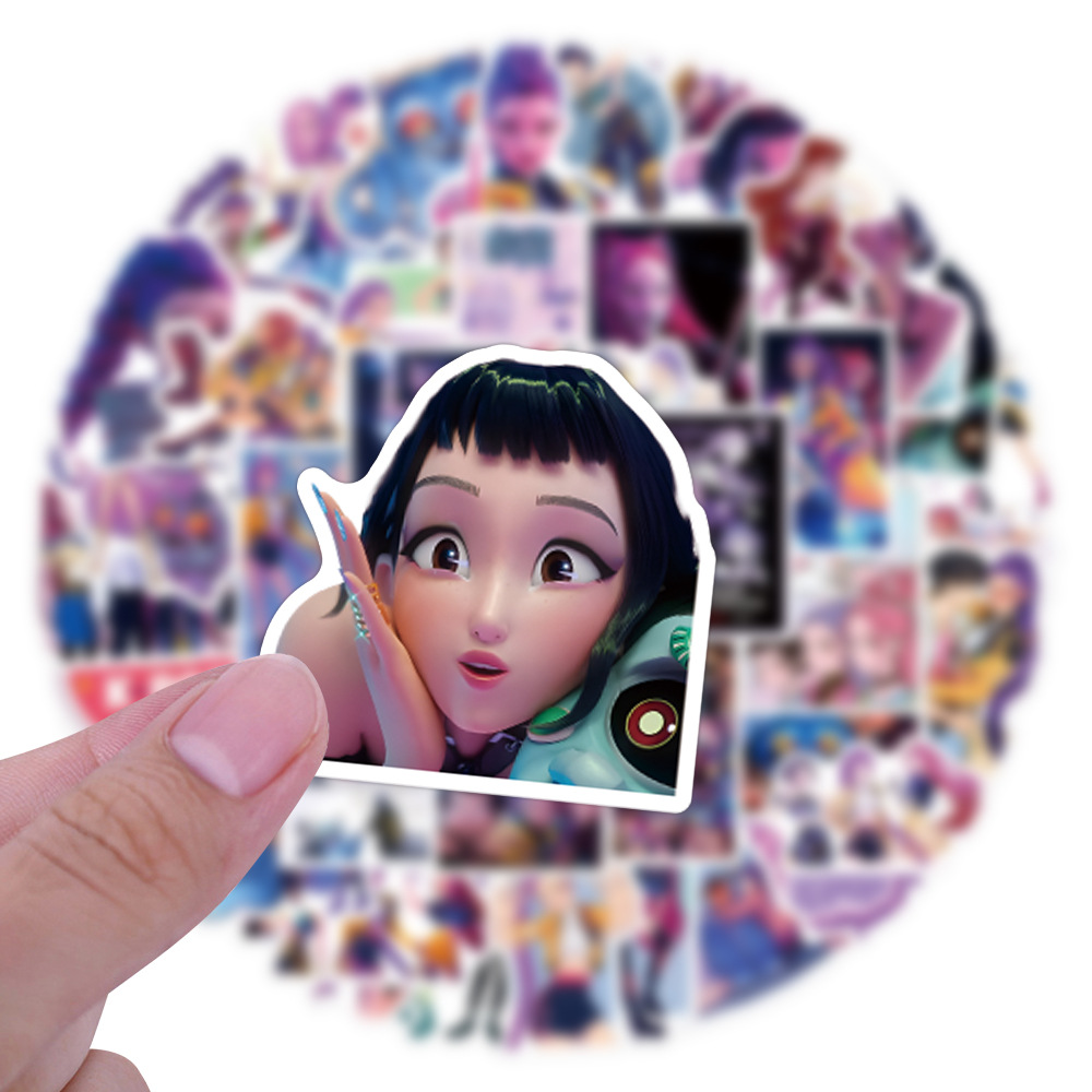 55/110pcs K-Pop Anime cartoon  - Laptop Accessories Diy 리뷰 및 가격