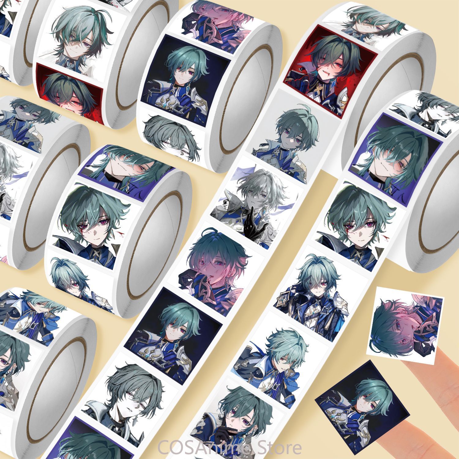 Anime Lohen Genshin Impact Q V - Laptop Accessories Diy 리뷰 및 가격